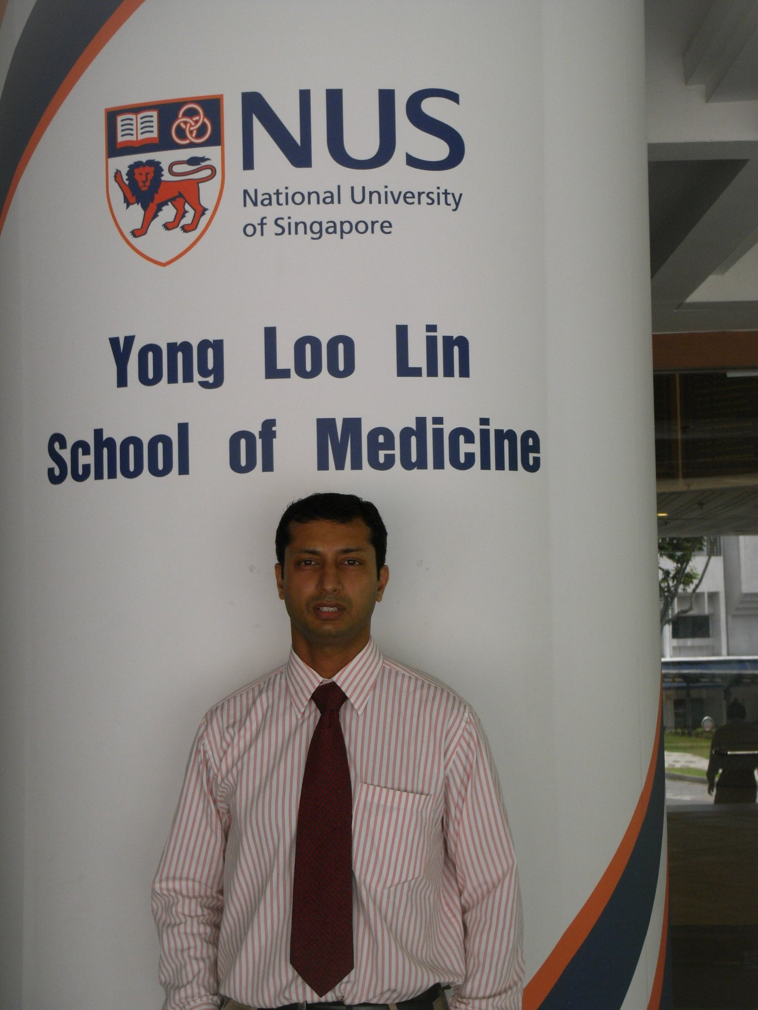 Dr. Pereira at NUS Yong Loo Lin School of Medicine, Singapore